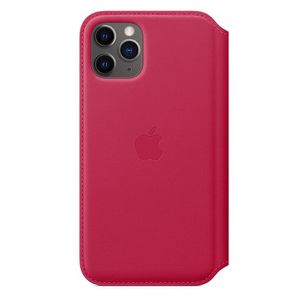 Oferta de Capa Apple iPhone 11 Pro Folio em pele - Framboesa por 69€ em Media Markt