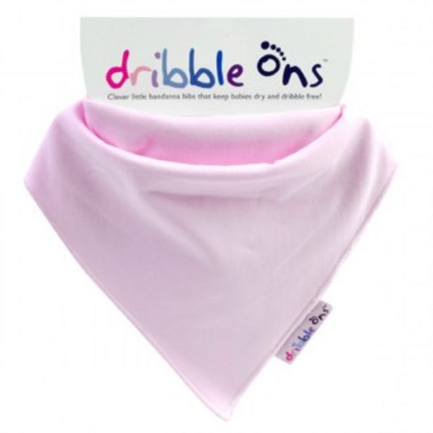 Oferta de Bandana babador Dribble ons rosa por 5,99€ em Eurekakids