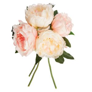 Oferta de Bouquet Com 4 Peónias Cor Rosa por 4,99€ em hôma