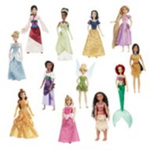 Oferta de Muñecas princesas Disney, Disney Store (12 u.) por 98€ em Disney Store