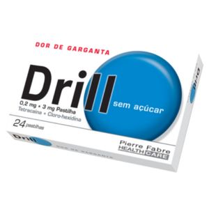 Oferta de Drill Pastilhas Sem Açúcar por 7,65€ em Well's