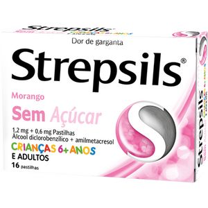 Oferta de Strepsils Morango Sem Açúcar por 7,41€ em Well's