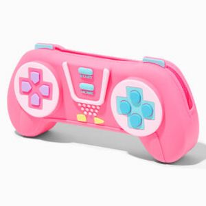 Oferta de Pink Video Game Controller Jelly Pencil Case por 11,99€ em Claire's