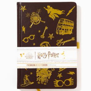 Oferta de Harry Potter™ Premium A5 Leather Effect Notebook por 14,44€ em Claire's