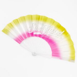 Oferta de Sun-Kissed Good Vibes Only Folding Fan por 10,49€ em Claire's