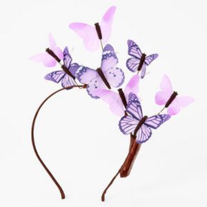 Oferta de Purple Butterfly Light Up Headband por 14,49€ em Claire's
