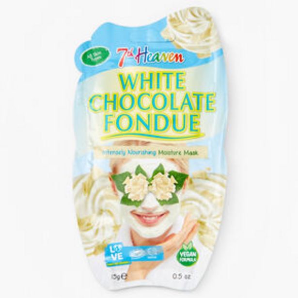 Oferta de 7th Heaven White Chocolate Fondue Nourishing Moisture Mask por 1,5€ em Claire's