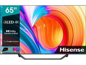 Oferta de TV HISENSE 65A72GQ (QLED - 65'' - 165 cm - 4K Ultra HD - Smart TV) por 679,97€ em Worten