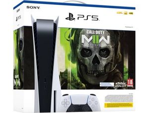 Oferta de Consola PS5 (825 GB) + Jogo Call of Duty Modern Warfare II (Formato Digital) por 569,99€ em Worten