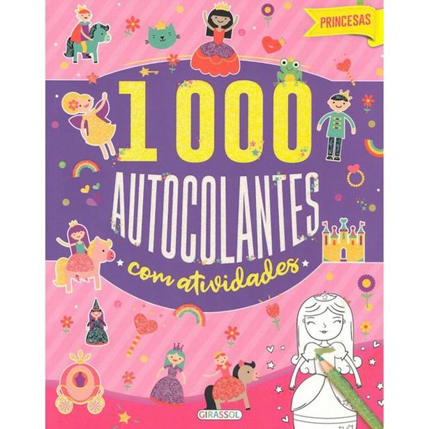 Oferta de Livro Princesas - 1000 autocolantes com actividade por 6,95€ em Centroxogo