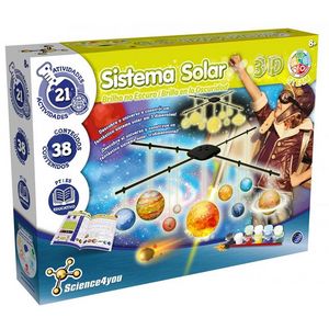 Oferta de Comprar Science4you Sistema Solar 3D brilha no escuro por 22,5€ em Centroxogo