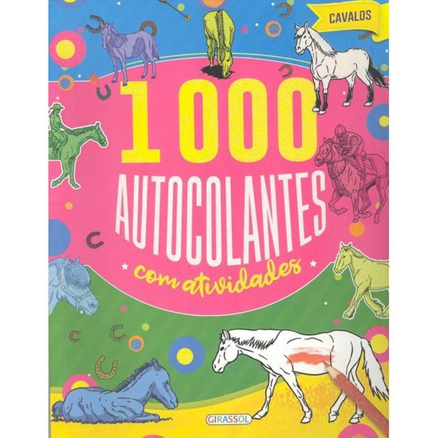 Oferta de Livro Cavalos 1000 autocolantes com actividades por 6,95€ em Centroxogo