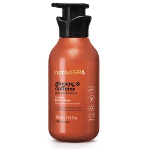 Oferta de Loção hidratante corporal nativa spa ginseng & cafeína, 400ml por 9,59€ em O Boticário
