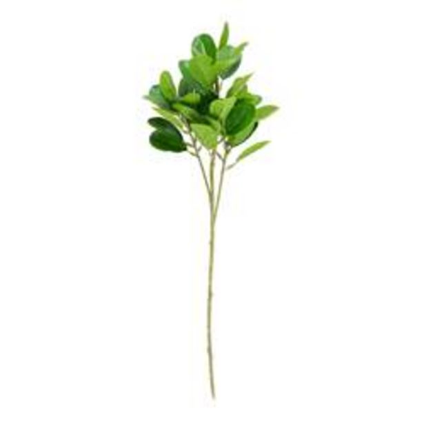 Oferta de VERDE Ramo com folhas artificial verde L 43 cm por 1,18€