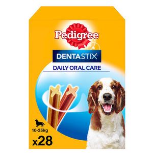 Oferta de Pedigree Dentastix Snacks Dentários para Cães Médios por 3,29€ em Kiwoko