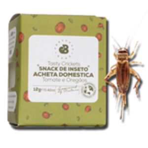Oferta de Portugal Bugs Tasty Crickets Tomate e Oregãos 12g por 4,45€ em Glood