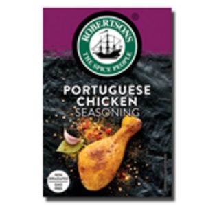 Oferta de Robertsons Portuguese Chicken Seasoning 75g por 3,75€ em Glood
