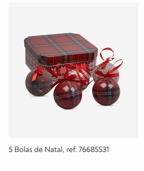 Oferta de Bola para árvore de Natal por 7,99€