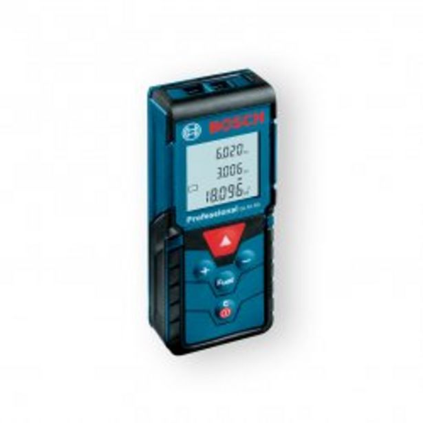 Oferta de Laser medidor distancias Bosch GLM 40 PRO por 124€ em Casa Alves