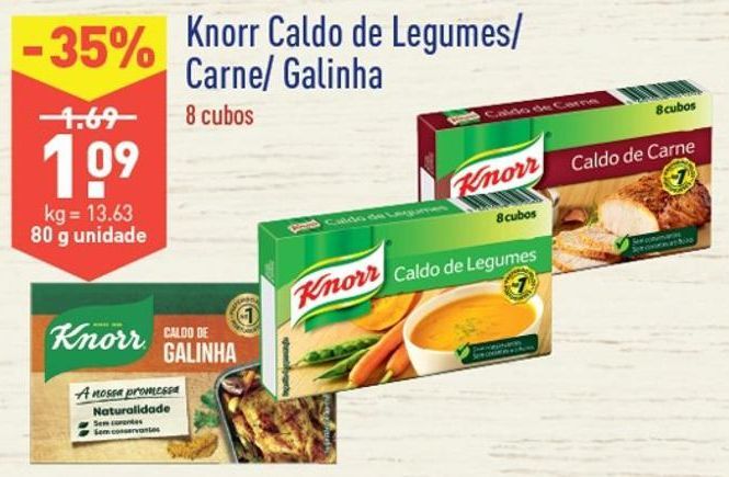 Oferta de Caldo Knorr por 1,09€