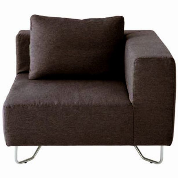 Oferta de Unit Sofa - Corner - Black/Brown por 475€ em Muji