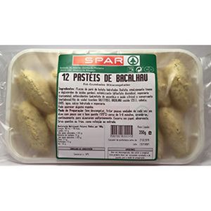 Oferta de Pasteis Bacalhau SPAR 12un 350gr por 3,99€ em SPAR