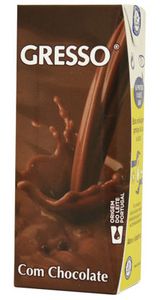 Oferta de Leite GRESSO Chocolate 200gr por 0,4€ em SPAR
