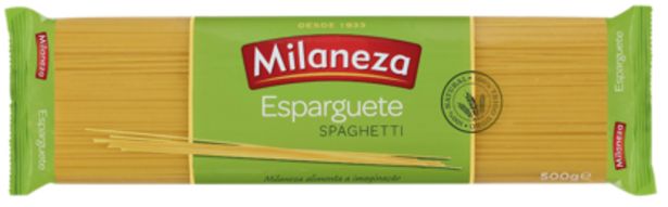 Oferta de Massa MILANEZA Esparguete 500gr por 1,05€