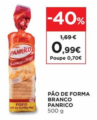 Oferta de Pão de forma Panrico por 0,99€