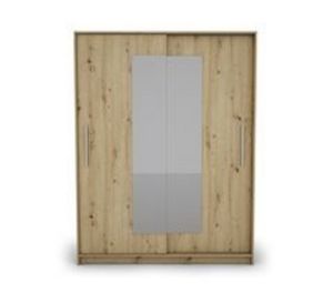 Oferta de Roupeiro 2 portas deslizantes com espelho 150 x 195,5cm ELEGANZA por 279€ em Conforama