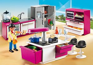 Oferta de 5582 Cozinha com design moderno por 15,99€ em Playmobil