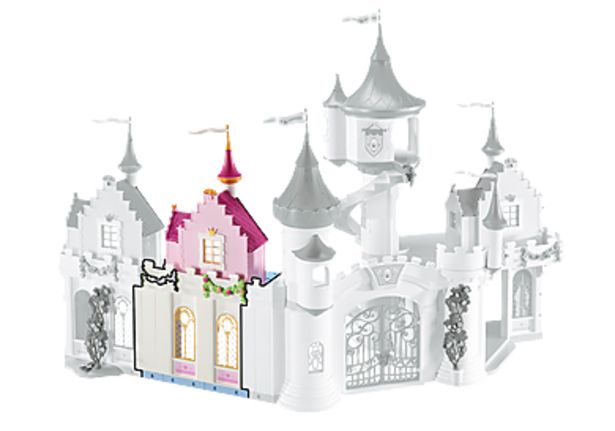 Oferta de 6519 Extensão B para o Grande Palácio das Princesas por 17,99€ em Playmobil