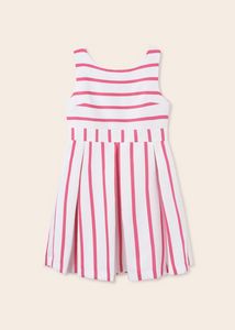 Oferta de Vestido com estampado de riscas rapariga por 53,99€ em Mayoral
