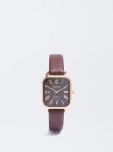 Oferta de Relógio Com Caixa Quadrada  Relógio Com Caixa Quadrada por 25,99€ em Parfois