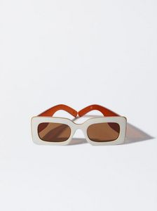 Oferta de NOVO Óculos De Sol Quadrados  Óculos De Sol Quadrados por 17,99€ em Parfois
