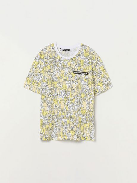 Oferta de T-Shirt Com Estampado Dos The Simpsons™ por 3,99€ em Lefties