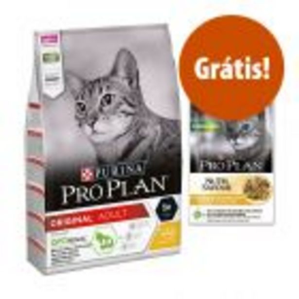 Oferta de Purina Pro Plan 3 kg ração para gatos + 6 x 85 g comida húmida grátis! por 24,49€ em Zooplus