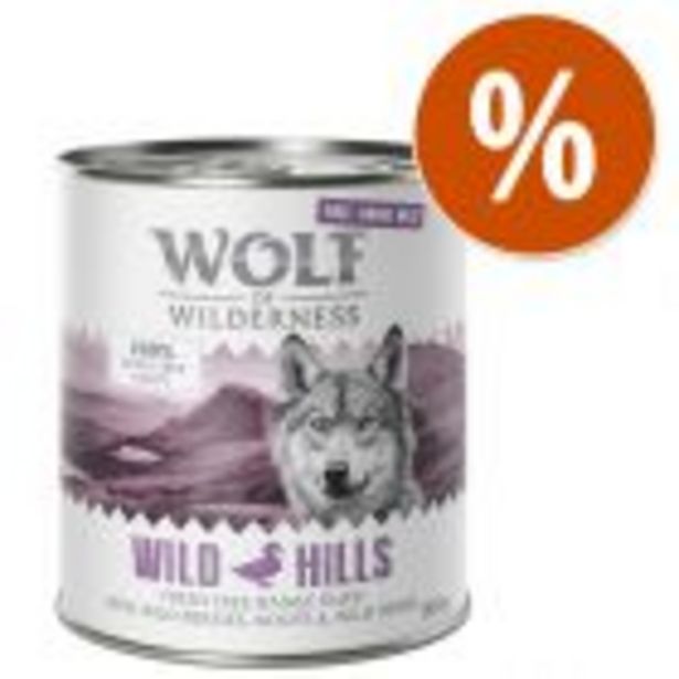 Oferta de 6 x 400 g Wolf of Wilderness Free Range a preço especial! por 16,49€ em Zooplus