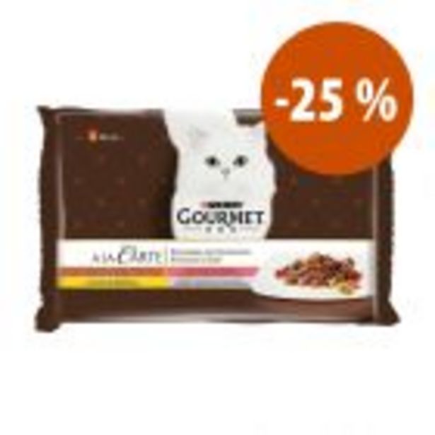 Oferta de Purina Gourmet A la Carte comida húmida com  25 % de desconto! por 2,59€ em Zooplus