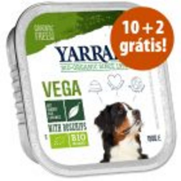 Oferta de Yarrah terrinas comida húmida 12 x 150 g em promoção: 10 + 2 grátis! por 13,58€ em Zooplus