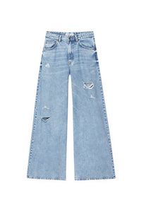 Oferta de Jeans wide leg mid waist por 35,99€ em Pull & Bear