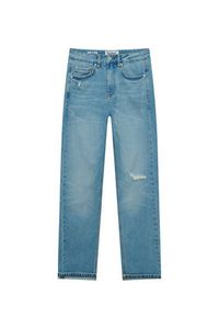 Oferta de Jeans slim fit com rasgões por 19,99€ em Pull & Bear