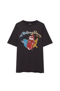 Oferta de T-shirt dos The Rolling Stones 1978 por 17,99€ em Pull & Bear