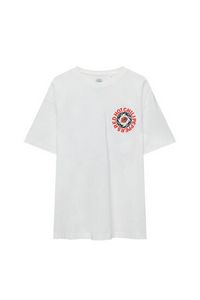 Oferta de T-shirt do Red Hot Chili Peppers por 17,99€ em Pull & Bear