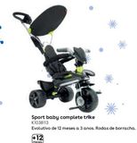 Oferta de Injusa - Triciclo sport baby por 89,99€ em Toys R Us