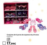 Oferta de Miss Fashion - Conjunto 6 pares de sapatos 3-6 anos por 17,99€ em Toys R Us