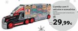 Oferta de Motor & Co - Pack camião de transporte e 11 carros por 29,99€ em Toys R Us