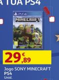 Oferta de JOGO SONY MINECRAFT PS4 por 29,89€ em Auchan