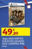 Oferta de JOGO UNCHARTED PS5 COLEÇÃO LEGADO DOS LADRÕES por 49,89€ em Auchan