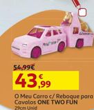 Oferta de O MEU CARRO ONE TWO FUN REBOQUE PARA CAVALOS 29CM  por 43,99€ em Auchan